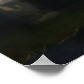 Nebel bei Dämmerung Poster (Ecke)