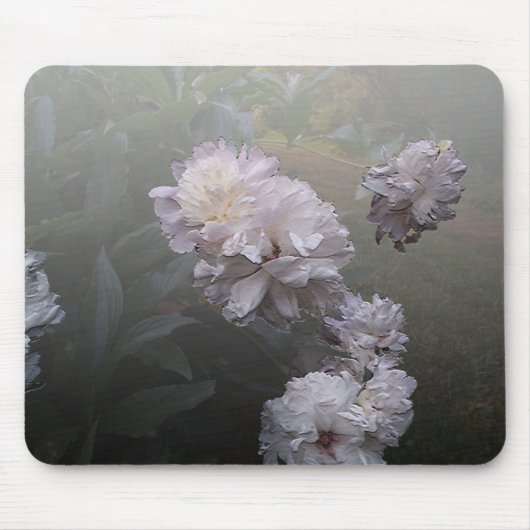 Nebel-Blumen-Mausunterlage Mousepad (Vorne)