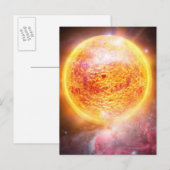 Nebel Burning hell Postkarte (Vorne/Hinten)