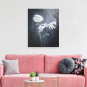 Nebel-Daisy Leinwanddruck (Insitu (Wohnzimmer))