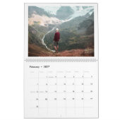 Nebel der Farben 2026 Kalender – Elegantes Schwarz (Feb 2027)
