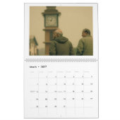 Nebel der Farben 2026 Kalender – Elegantes Schwarz (Mär 2027)
