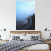 Nebel, der über Ingonish Strand vereinbart Leinwanddruck (Insitu (Schlafzimmer))