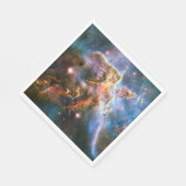 Nebel der Weltraumgalaxie. Universe Sterne / Astro Serviette (Ecke)