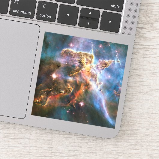 Nebel der Weltraumgalaxie. Universe Sterne. Hubble Aufkleber (Detail)