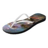 Nebel der Weltraumgalaxie. Universe Sterne. Hubble Badesandalen (Schrägansicht)