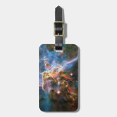 Nebel der Weltraumgalaxie. Universe Sterne. Hubble Gepäckanhänger (Vorderseite vertikal)