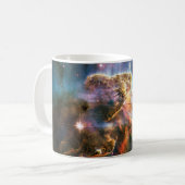 Nebel der Weltraumgalaxie. Universe Sterne. Hubble Kaffeetasse (Vorderseite Links)