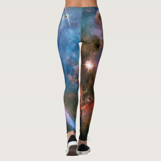 Nebel der Weltraumgalaxie. Universe Sterne. Hubble Leggings (Rückseite)