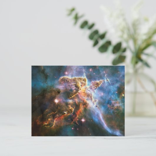 Nebel der Weltraumgalaxie. Universe Sterne. Hubble Postkarte (Stehend Vorderseite)