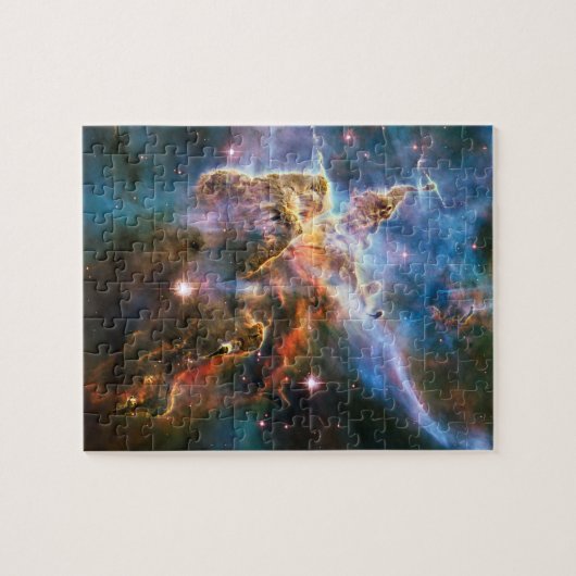 Nebel der Weltraumgalaxie. Universe Sterne. Hubble Puzzle (Horizontal)