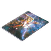 Nebel der Weltraumgalaxie. Universe Sterne. Monogr Notizblock (Linke Seite)