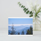 Nebel heben postkarte (Stehend Vorderseite)