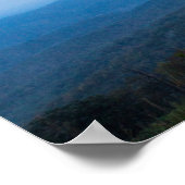 Nebel im Shenandoah-Nationalpark, Virginia Poster (Ecke)