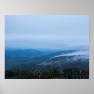 Nebel im Shenandoah-Nationalpark, Virginia Poster