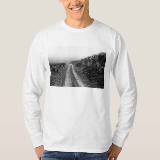 Nebel im Weinberg T-Shirt (Vorderseite)