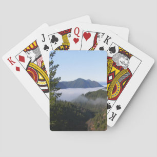 Nebel in den Bergen. Spielkarten