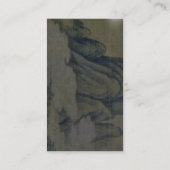 Nebel in den bewaldeten Bergen durch Kao K'O-Kung Visitenkarte (Rückseite)