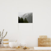 Nebel in den Rocky Mountains Poster (Küche)