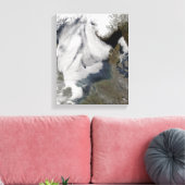 Nebel in der Nordsee 2 Leinwanddruck (Insitu (Wohnzimmer))