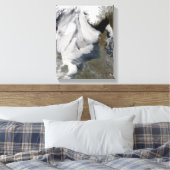 Nebel in der Nordsee 2 Leinwanddruck (Insitu (Schlafzimmer))