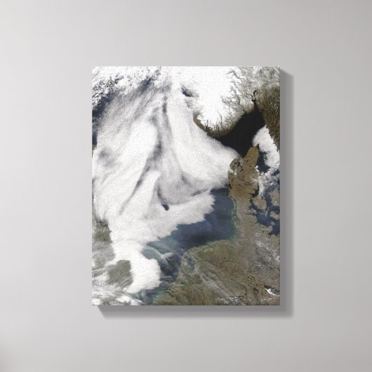 Nebel in der Nordsee 2 Leinwanddruck (Vorderseite)