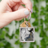 Nebel in der Nordsee 2 Schlüsselanhänger (Hand)