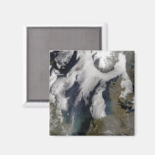 Nebel in der Nordsee Magnet (Vorderseite/Rückseite)