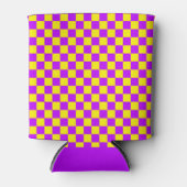 Nebel Lila Gelb Karton Vintag Dosenkühler (Vorderseite)