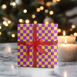 Nebel Lila Gelb Karton Vintag Geschenkpapier