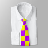 Nebel Lila Gelb Karton Vintag Krawatte (Gebunden)