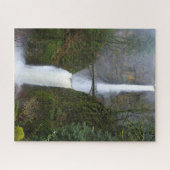 Nebel & Mist of Multnomah Falls, Oregon - 16x20 in Puzzle (Horizontal)