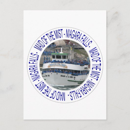 Nebel - Niagarafälle Postkarte (Vorderseite)