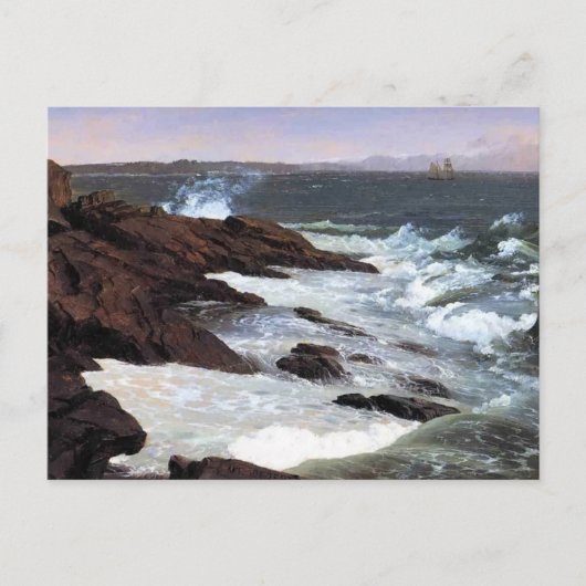 Nebel Off Mount Wüste von Frederic Edwin Church Postkarte (Vorderseite)