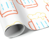 Nebel-Papiere zum Abziehen der Abbildung Geschenkpapier (Rolleneckpunkt)