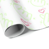 Nebel-Papiere zum Abziehen der Abbildung Geschenkpapier (Rolleneckpunkt)