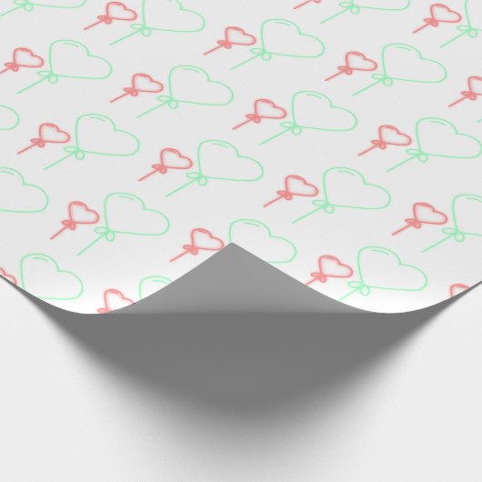 Nebel-Papiere zum Abziehen der Abbildung Geschenkpapier (Ecke)