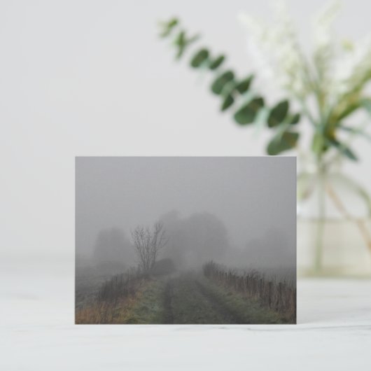 Nebel Postkarte (Stehend Vorderseite)
