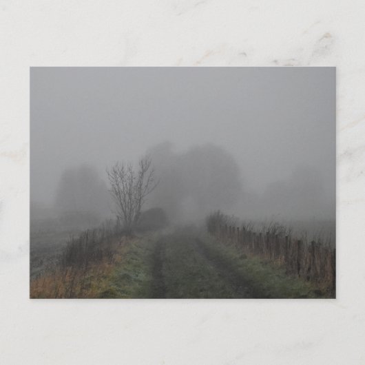 Nebel Postkarte (Vorderseite)