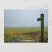 Nebel Postkarte (Vorderseite)