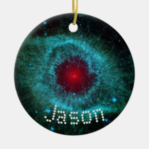 Nebel Science Space Geobe Weihnachtsname Keramik Ornament