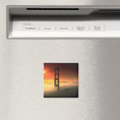 Nebel Shrouded Golden Gate Magnet (In Situ (Geschirrspüler))