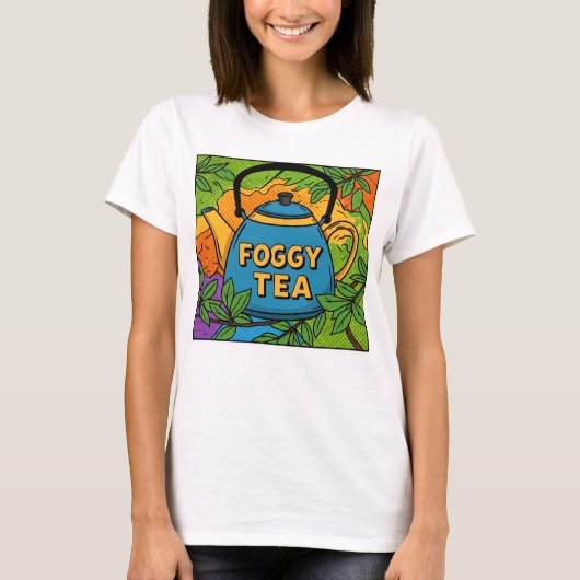 Nebel-Tasse T-Shirt (Vorderseite)