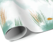 Nebel-Teich-Frühlings-Geschenkpapier Geschenkpapier (Rolleneckpunkt)