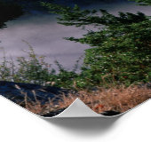 Nebel treiben unter der Deception-Passbrücke an Poster (Ecke)