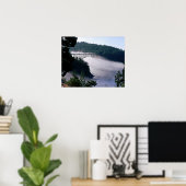 Nebel treiben unter der Deception-Passbrücke an Poster (Heimbüro)