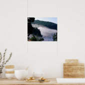 Nebel treiben unter der Deception-Passbrücke an Poster (Küche)