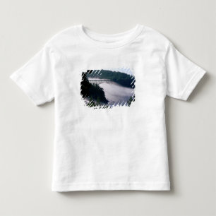 Nebel treibt unter der Deception-Pass-Brücke bei Kleinkind T-shirt