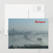 Nebel über der Donau Postkarte (Vorne/Hinten)