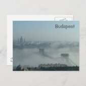 Nebel über der Donau Postkarte (Vorne/Hinten)